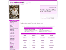 Tablet Screenshot of bar-search.com
